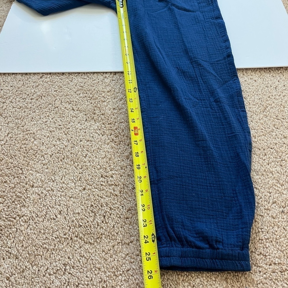 Madewell Lightspun Tapered Leg Jumpsuit Size 0 New with Tags Blue - Picture 5 of 10